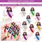 24 Pcs Prefilled Easter Eggs with Mini Jesus Figurines Resin Toys Inside Great